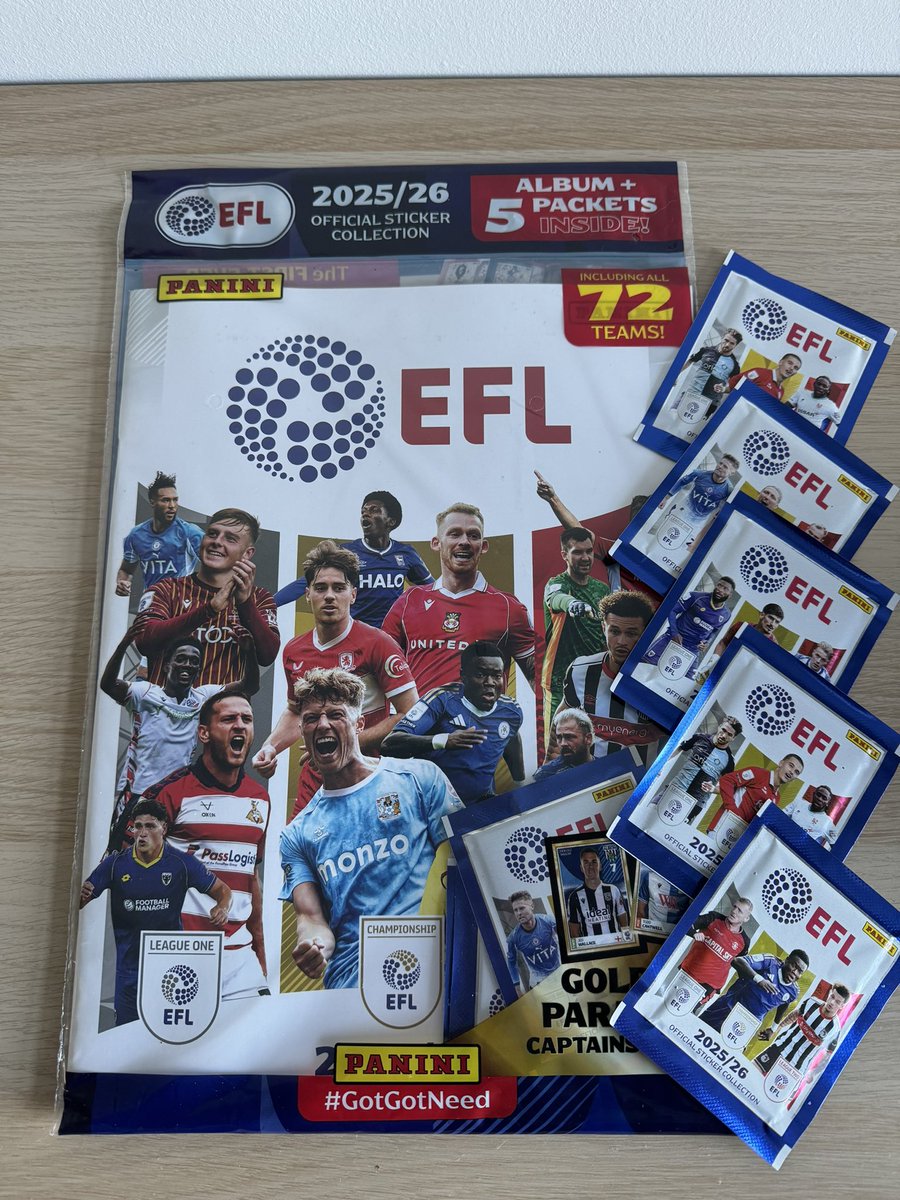 FEFLTips's tweet image. 🚨GIVEAWAY! 🚨

I’m giving away an EFL Panini starter pack, + 5 extra packs of stickers to a random subscriber. 🫡

All you’ve got to do:
▪️Like and RT
▪️Reply with a screenshot that you’re subbed to ‘Toby Large’ on YT (@ TobyLargeFEFL)

🫶Drawn at random next week!

#EFL | #FEFL