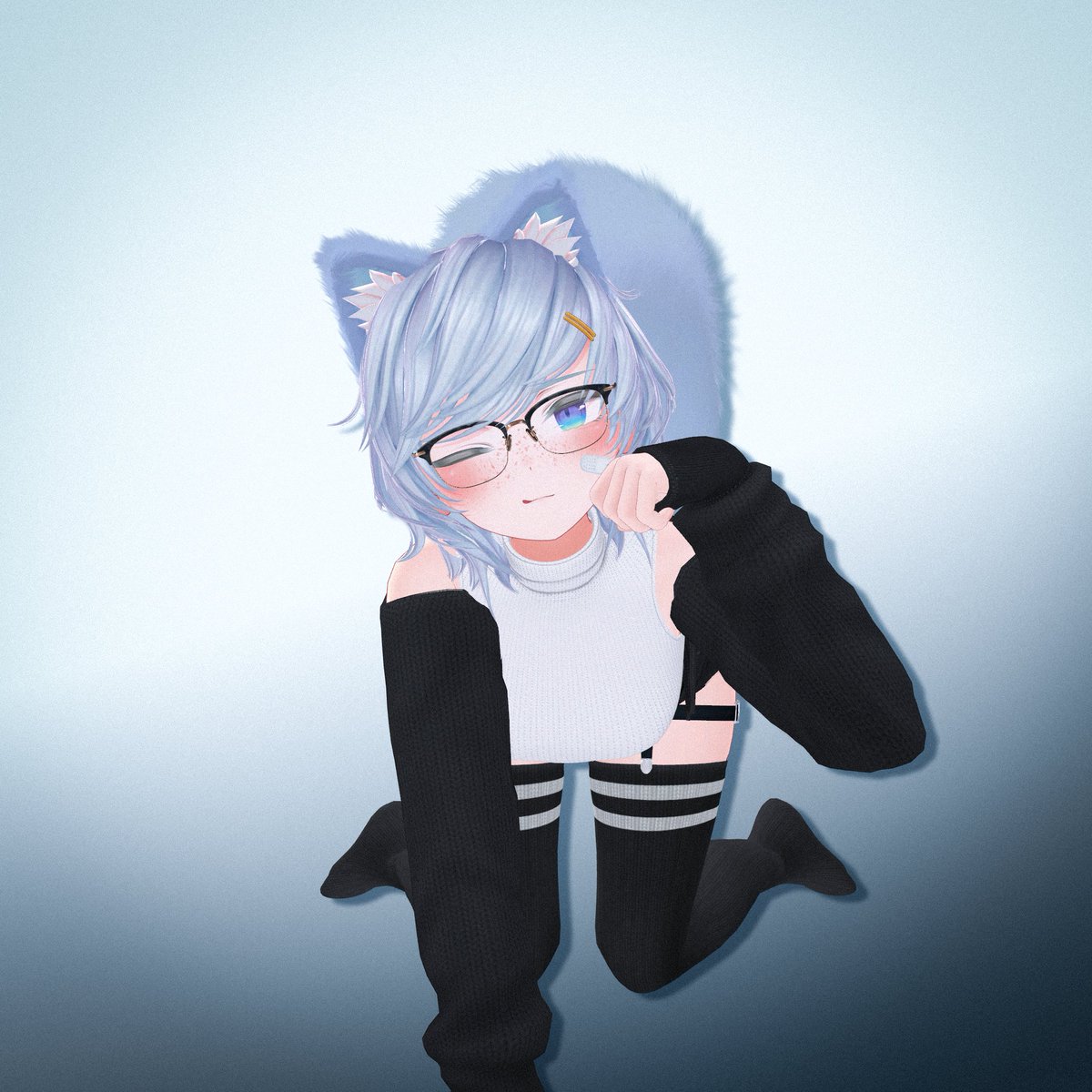 the new #QVK3D hair is too cute  0-0