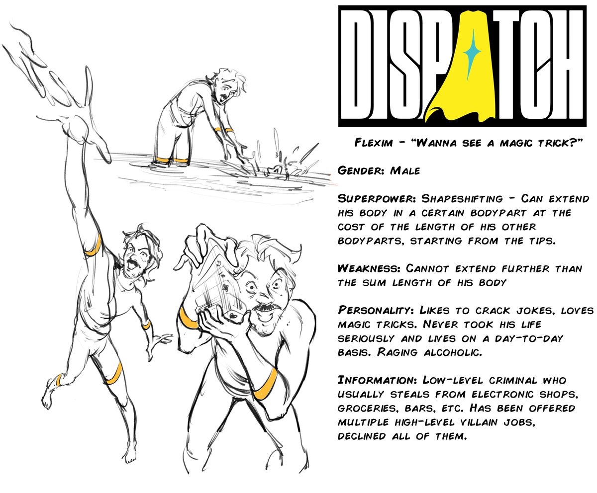 And the last one of my #DISPATCH #OC s is Flexim!