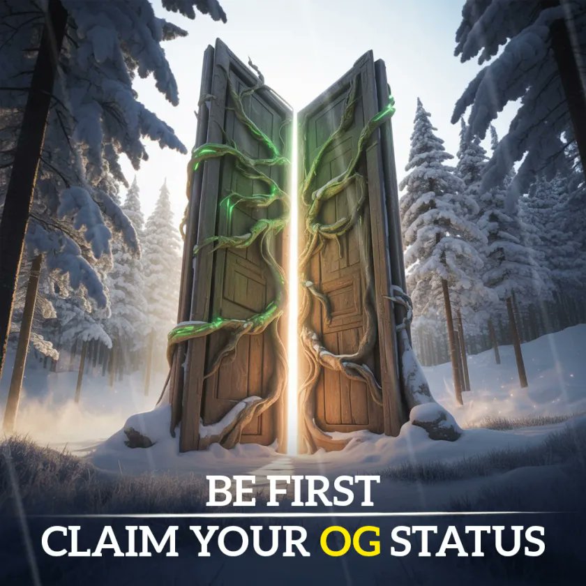 TreeFii's tweet image. The door is open 🎄
OG role and 2 free mints are for the first 200 who enter.
Complete the steps to lock your place :
 • Follow  
 • Like
 • Retweet
 • Comment
 • Join Discord to secure rewards discord.gg/DCBZqbdyVH