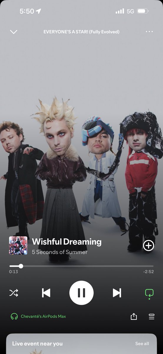 no bc i’m actually in love with this song