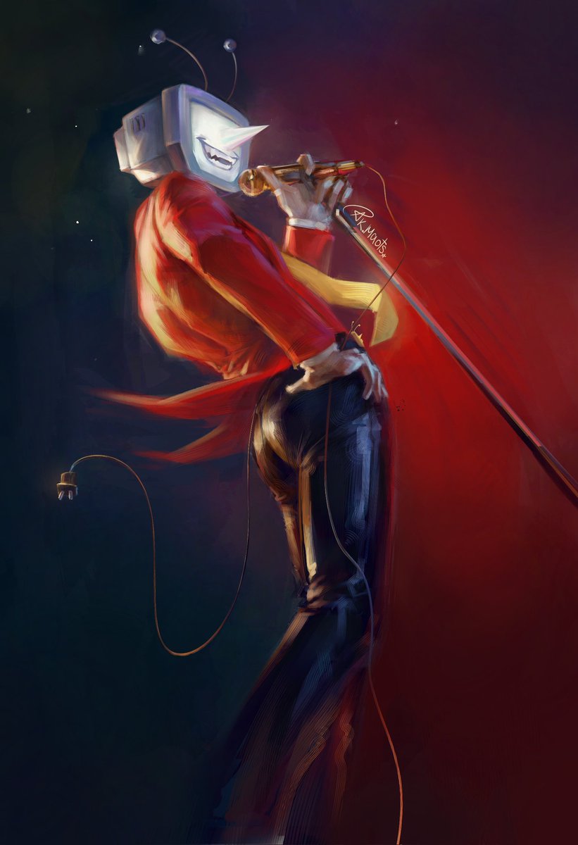 KipeMaots's tweet image. #deltarune #tenna #magma