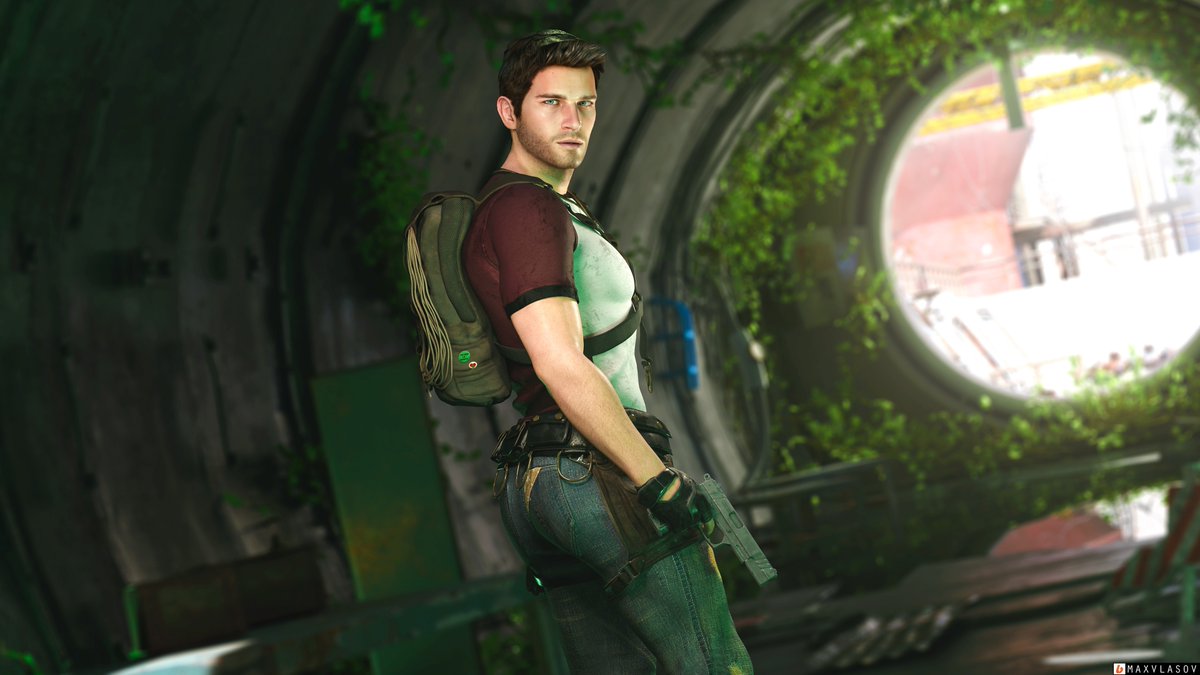 #NathanDrake First Escape
Nate trying to escape from zombies at the research facility. 
I'm sure he didn't expect this planning to steal the virus samples🤭
Available on Boosty and Patreon
[2023-02  |  NSFW  |  Extra]