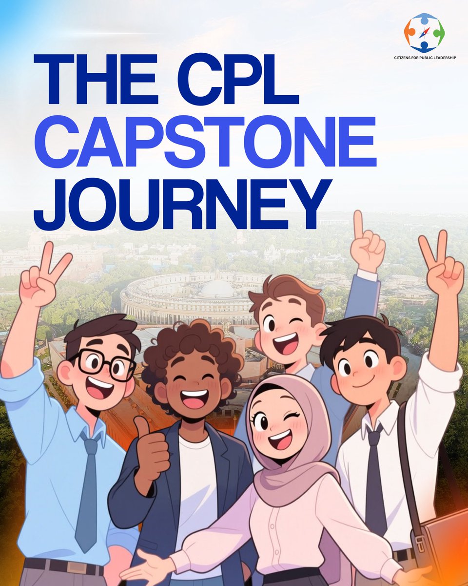 CPLFellows's tweet image. #CapstoneProjects Update (Part 2):
• Project Statecraft @projstatecraft – Riddhi 
• IIDM @iidm_india – Jahaanvi, Ayush, Nandini, Rashika, Arnav
• ISDM @ISDM_ORG_IN – Debolina

#CPLFellowship2026 applications are live at cplindia.org

#CPLFellowship #PublicLeadership