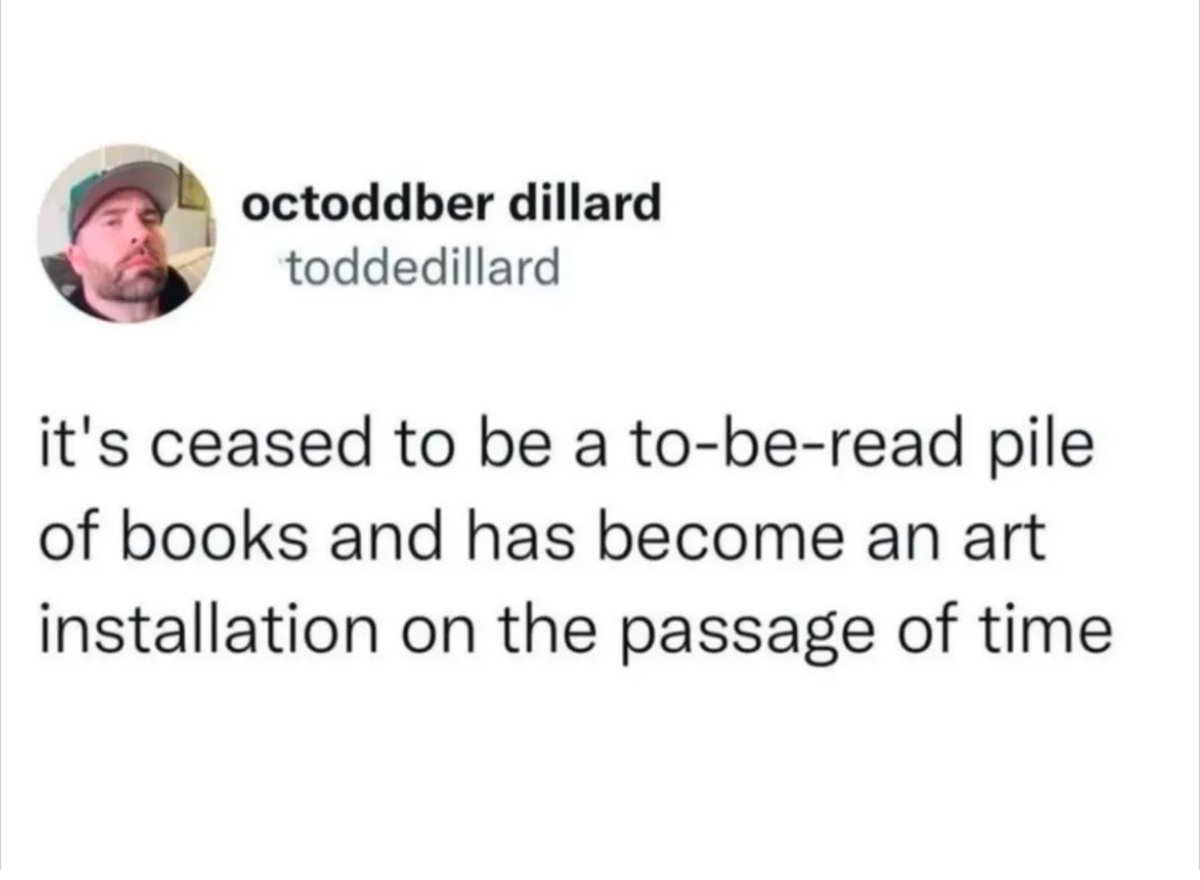 Bookgal's tweet image. Don&apos;t judge me! 😆 

If you don&apos;t have a TBR pile, are you even a reader?! 📚 

#BookLovers #ReadMoreBooks #AuthorSupport #Bookish #BookNerd