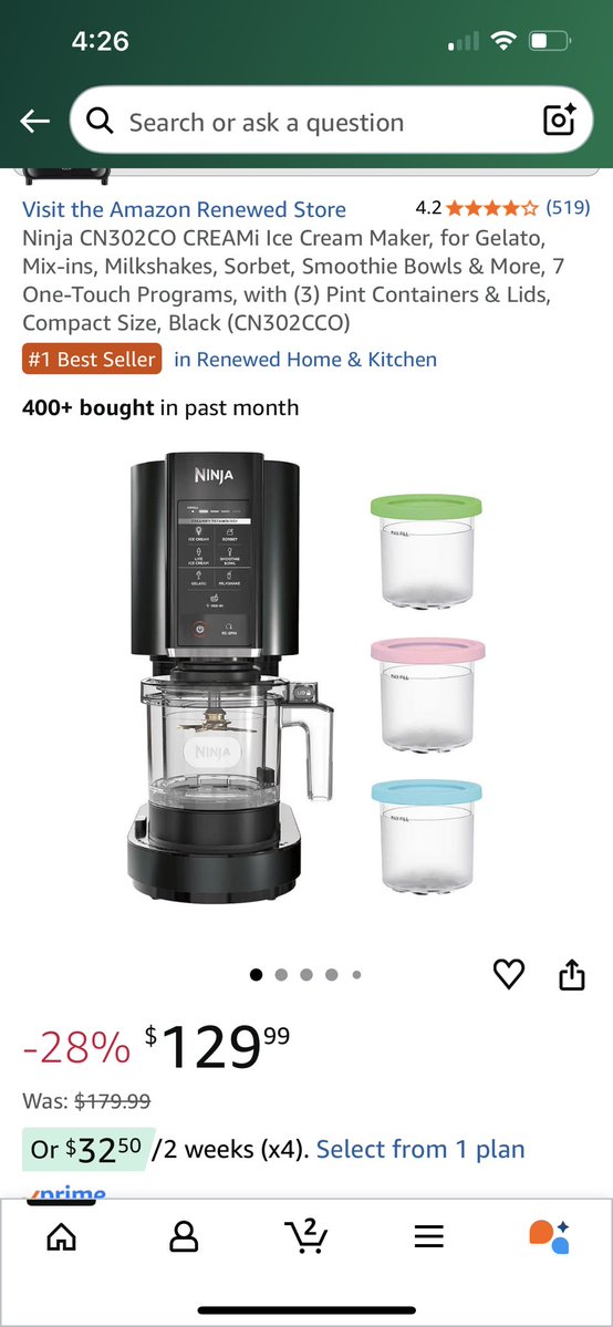 homemakinghunny's tweet image. Amazon is such a joke.

Left pic is from last Friday $179 regular price on sale for $129.99. Right pic is today’s “early Black Friday deals” - regular price $299 sale price $174.

I took a screenshot last week because I was 98% sure this would happen. They jack up the original…