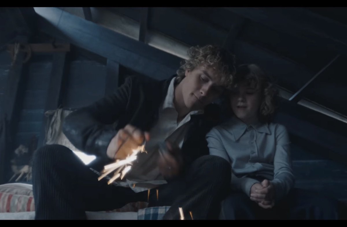 basedyaoi's tweet image. don’t play with fire in the house haymitch