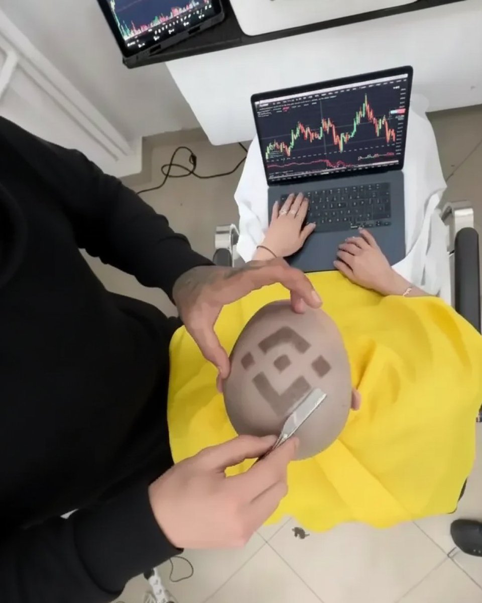 binance's tweet image. Barber understood the assignment.