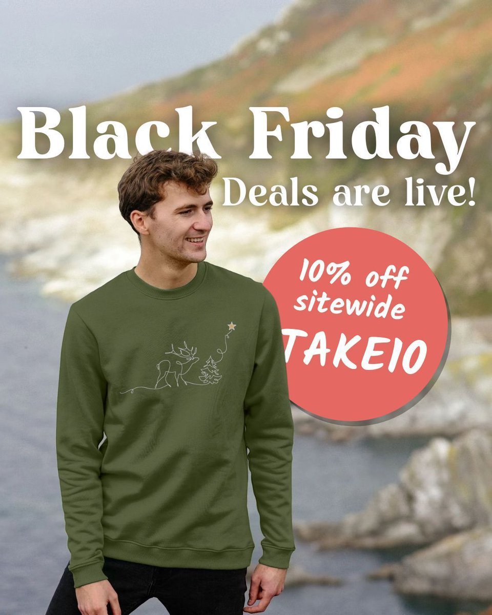 FieldStudiesC's tweet image. Black Friday begins for us tomorrow at 9am, and we’re offering 10% off the full collection with code TAKE10. 🤩

👉🏻 Set your alarms for 9am tomorrow to shop our deals. buff.ly/0cunptR

Everything is made to order through our Teemill store, helping reduce waste while…