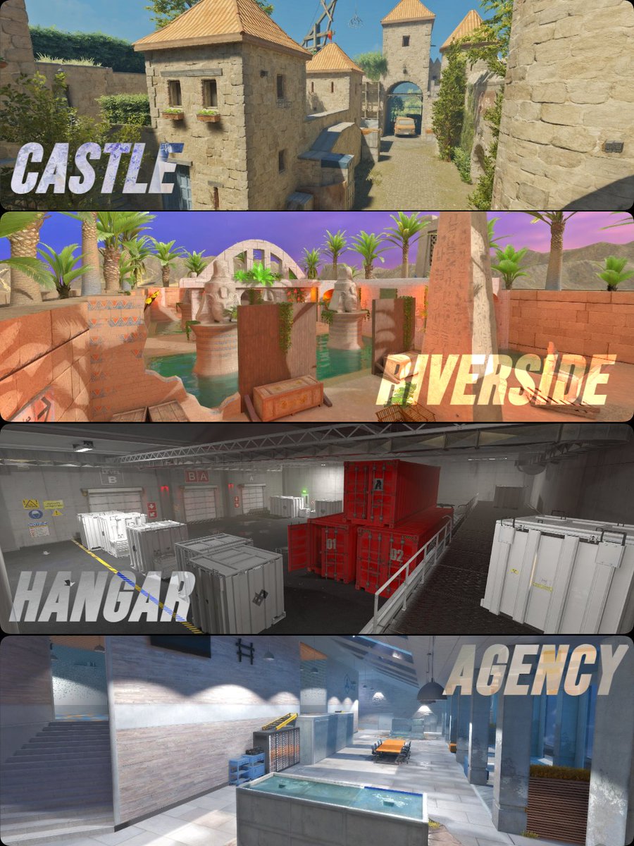 Guess which are upcoming maps👀