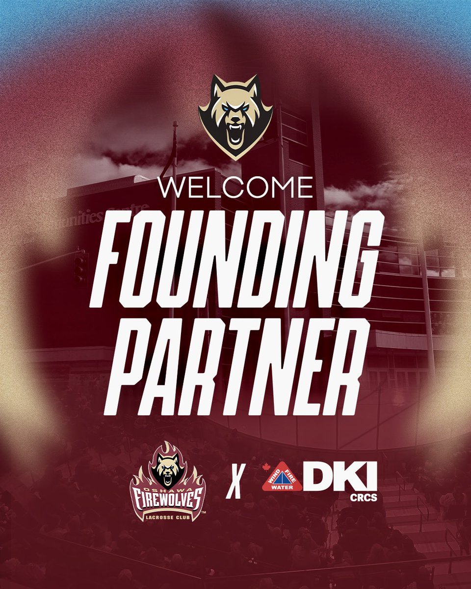 The FireWolves are proud to announce and welcome <a href="/dkicrcs/">DKI - CRCS</a> as a Founding Partner of the Oshawa FireWolves!

Read more 👉 oshawafirewolves.com/news/oshawa-fi…

#LacrosseLivesHere🔥