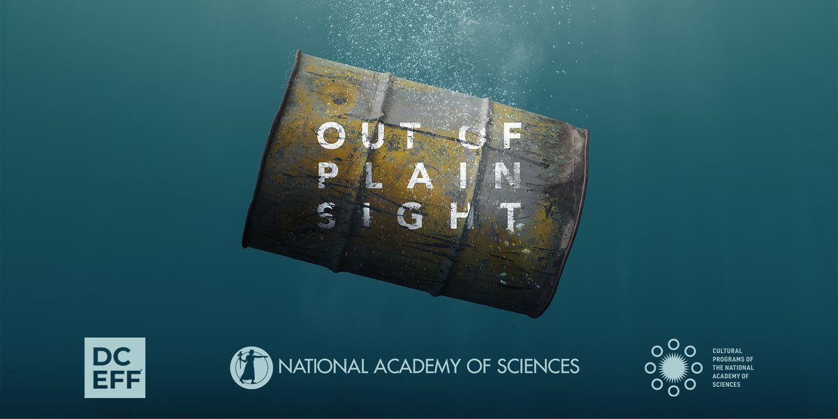 theNASciences's tweet image. What happens when half a million barrels of toxic waste disappear into the ocean? Join @CPNAS &amp;amp; @dceff_org on Dec. 11 for a screening of Out of Plain Sight at the NAS Building, followed by a discussion with director Rosanna Xia and scientists. Register: ow.ly/T2CP50XuQuy