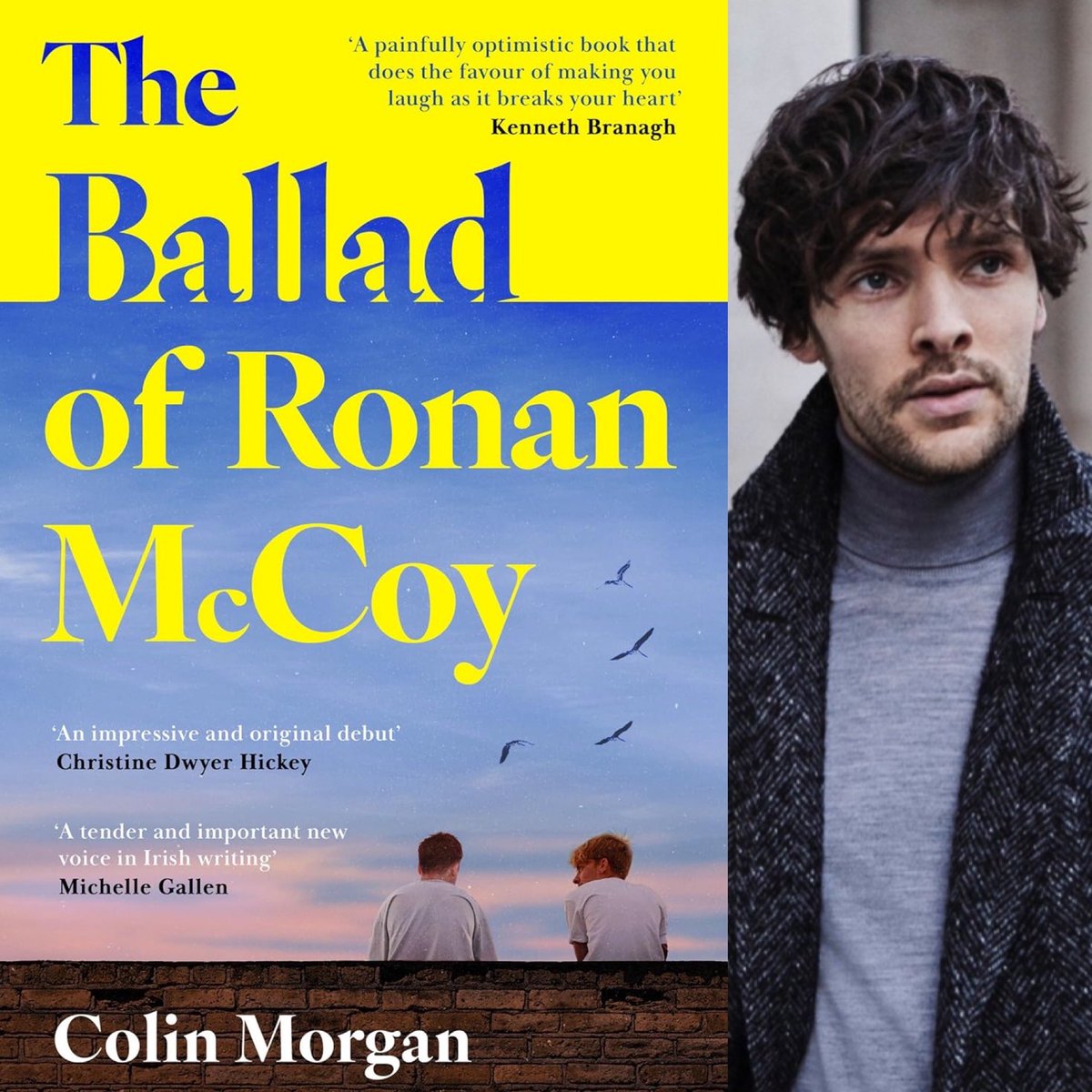 the official cover art for colin morgan’s debut novel, the ballad of ronan mccoy 📚✨

available now to pre-order in paperback, hardback, e-book and audiobook which is narrated by colin himself! 🎧

publishing june 18th, 2026
