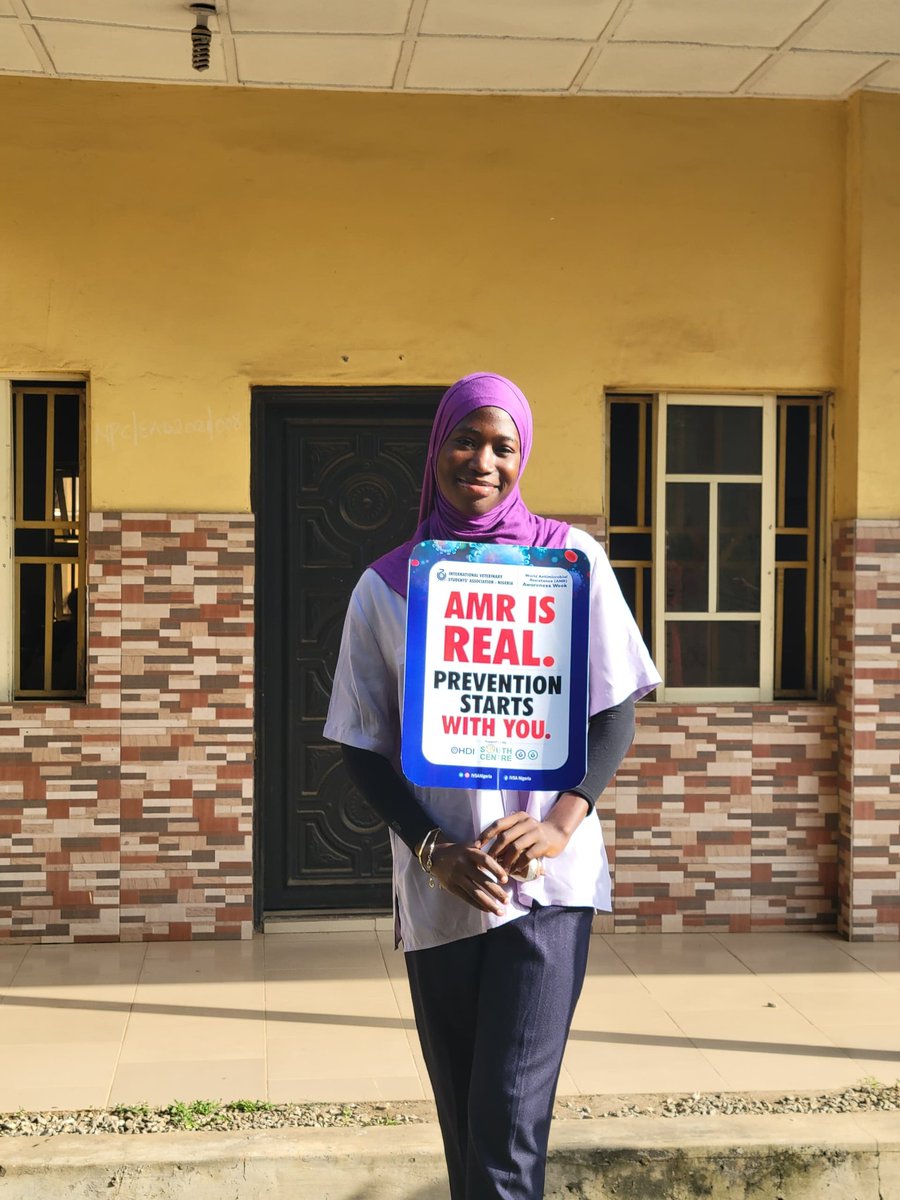DVM_26_Unilorin's tweet image. Join us in our fight against Antimicrobial Resistance.