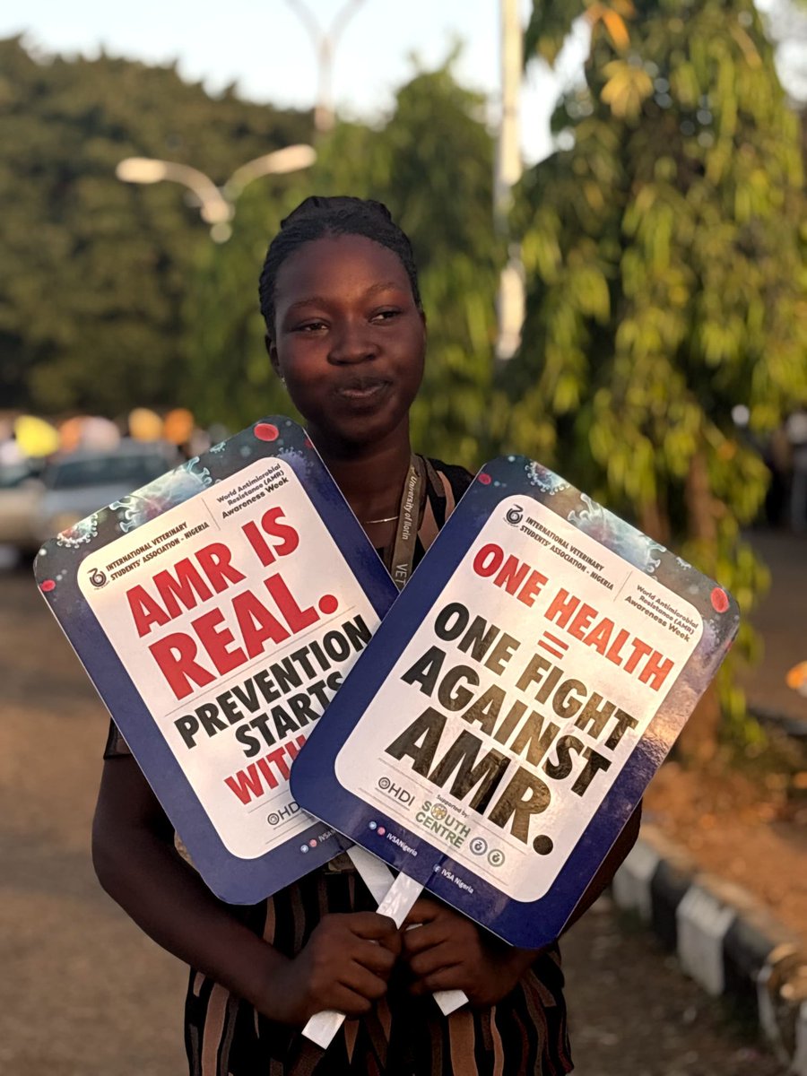 DVM_26_Unilorin's tweet image. Join us in our fight against Antimicrobial Resistance.
