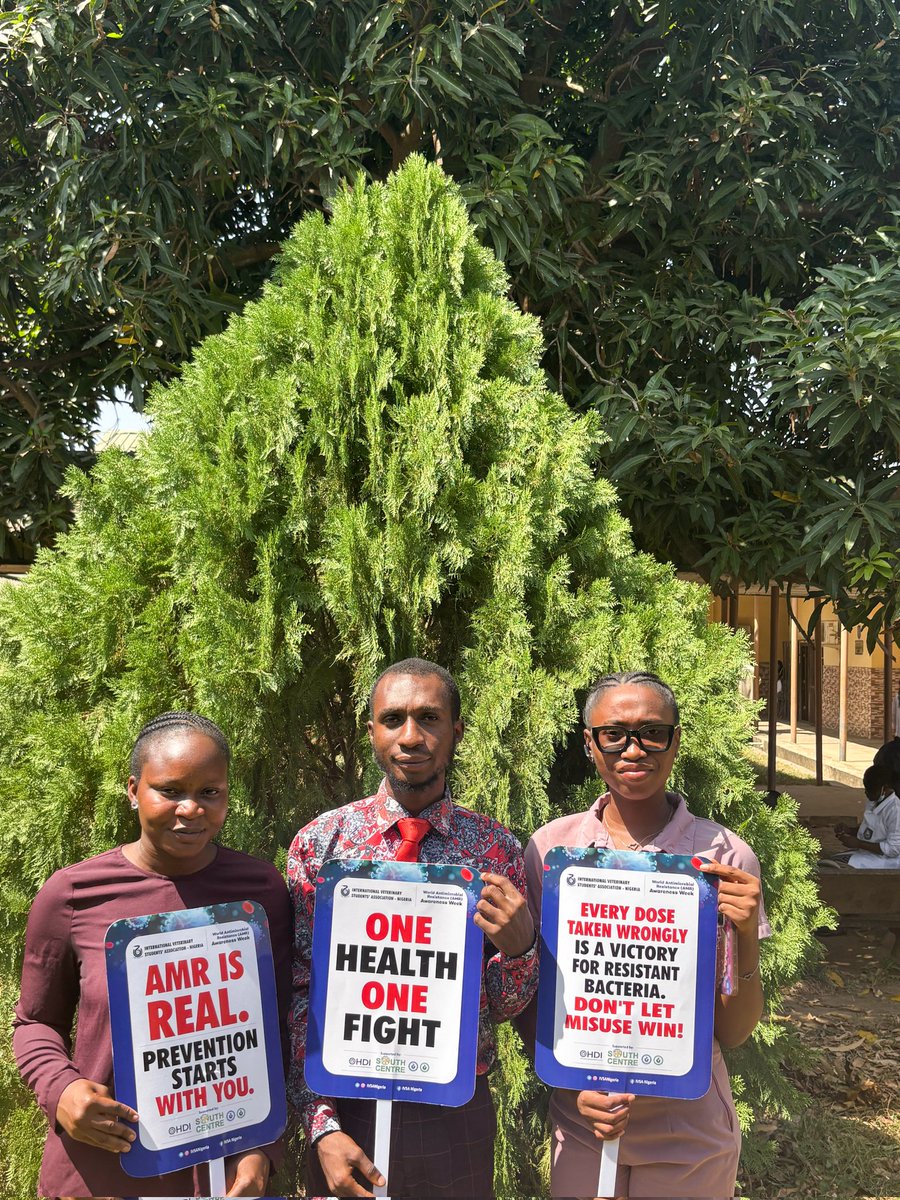 DVM_26_Unilorin's tweet image. Join us in our fight against Antimicrobial Resistance.