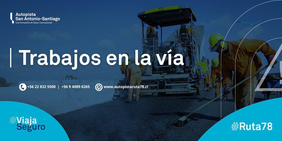 🟡 [TRABAJOS EN LA VÍA] Informamos de trabajos desde el km. 53,1 al km. 54,8, sector #ElPaico en dirección a la #costa. Pista rápida restringida. Conduzca con precaución. <a href="/TTISantiago/">TransporteInforma Región Metropolitana De Santiago</a> <a href="/radiocarab/">Carabineros Radio</a> <a href="/biobio/">BioBioChile</a> <a href="/Cooperativa/">Cooperativa</a>