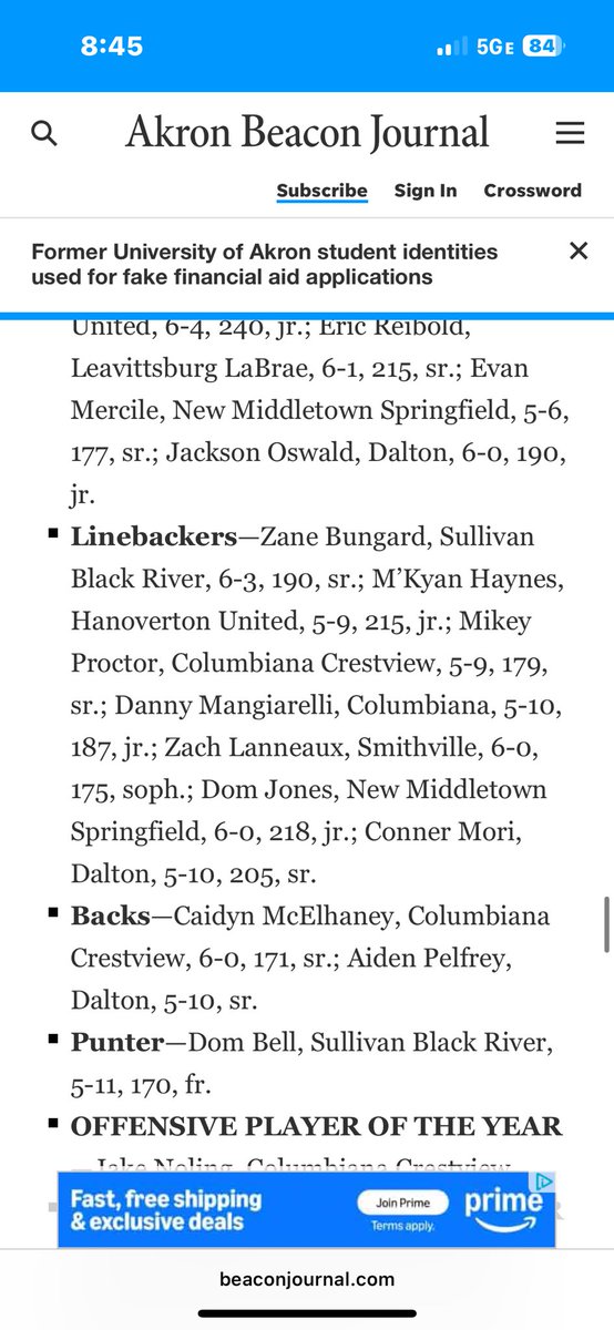 domjones55's tweet photo. Super blessed to be named 1st team All-Inland District LB https://t.co/ozOiNCpyfW