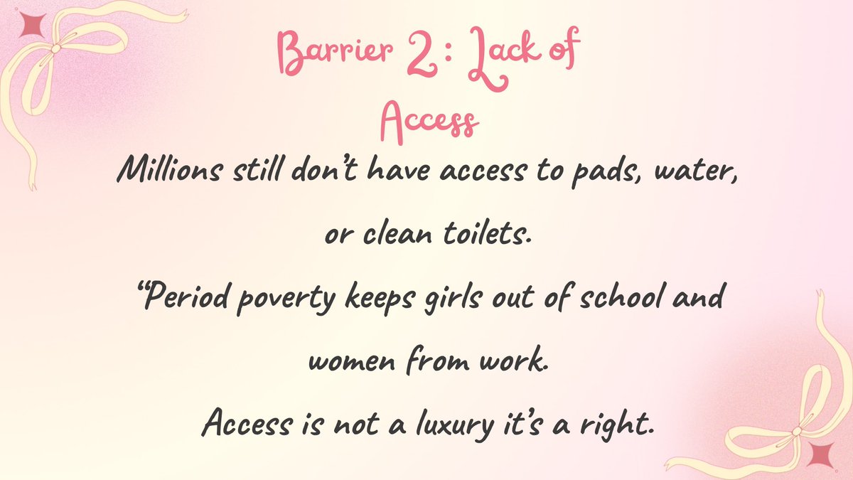 OShifau27's tweet image. No one should have to hide, struggle, or suffer because of their period.
True dignity means periods without barriers. #divachampions #sangpoursang #redthread #endingperiodstigma #menstrualdignity @Fos_Feminista @EVA_Nigeria