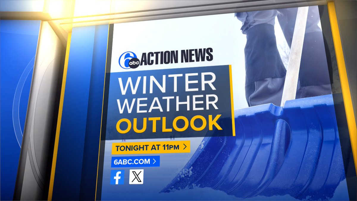 Will it be another winter with below average snowfall around here? Tune in to <a href="/6abc/">Action News on 6abc</a>  tonight at 11pm to get the winter weather outlook from <a href="/6abcadamjoseph/">Adam Joseph</a> and <a href="/CecilyTynan/">Cecily Tynan</a> . They will break down what's expected for the upcoming season ☃️