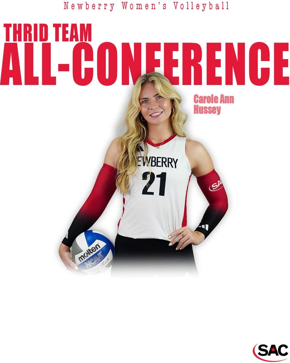 NewberrySports's tweet image. Congratulations to Carole Ann Hussey For Being Awarded Women’s Volleyball Third Team All-Conference! 

#gowolves🐺 #theberry