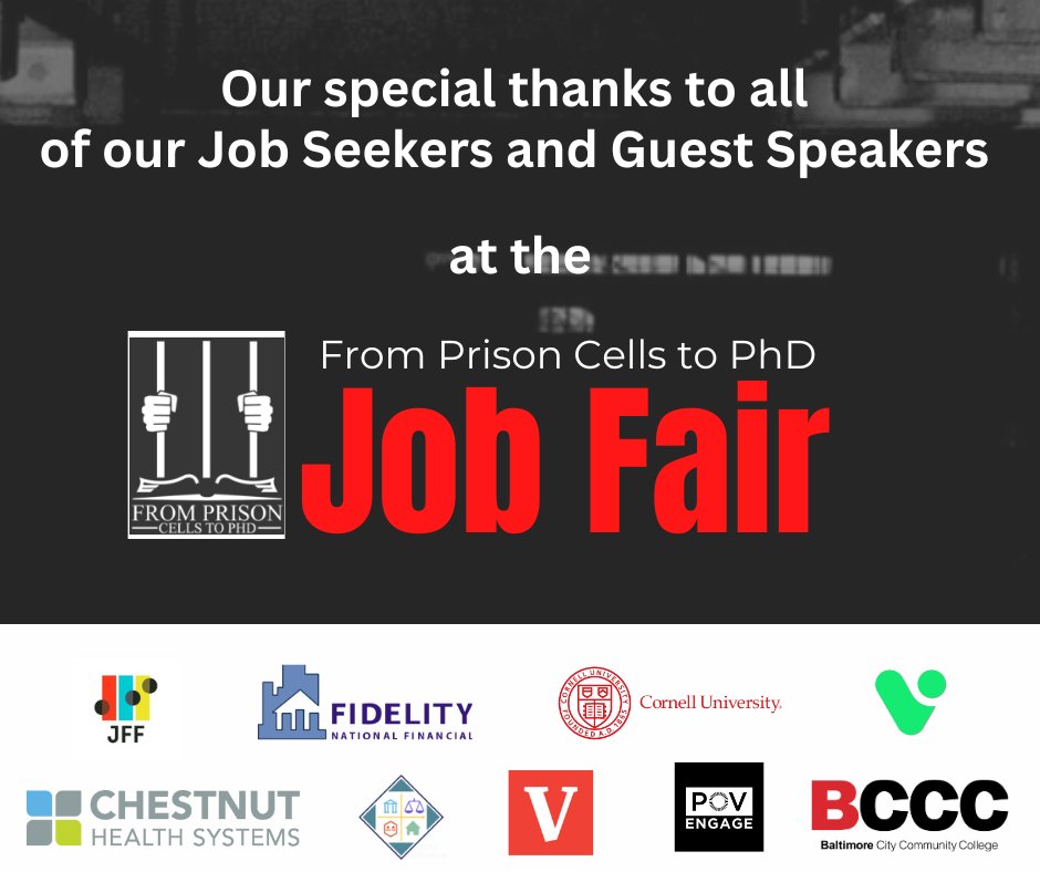 Every P2P Job Fair proves the same truth: transformation takes a community.

Grateful for every sponsor, employer, and guest who made our 15th Virtual Job Fair a success. 

#FromPrisonCellsToPhD #PrisonToProfessionals #SecondChances