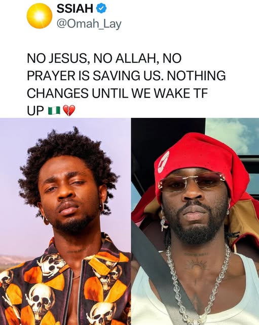 Singer Omah Lay speaks on the state of the nation.