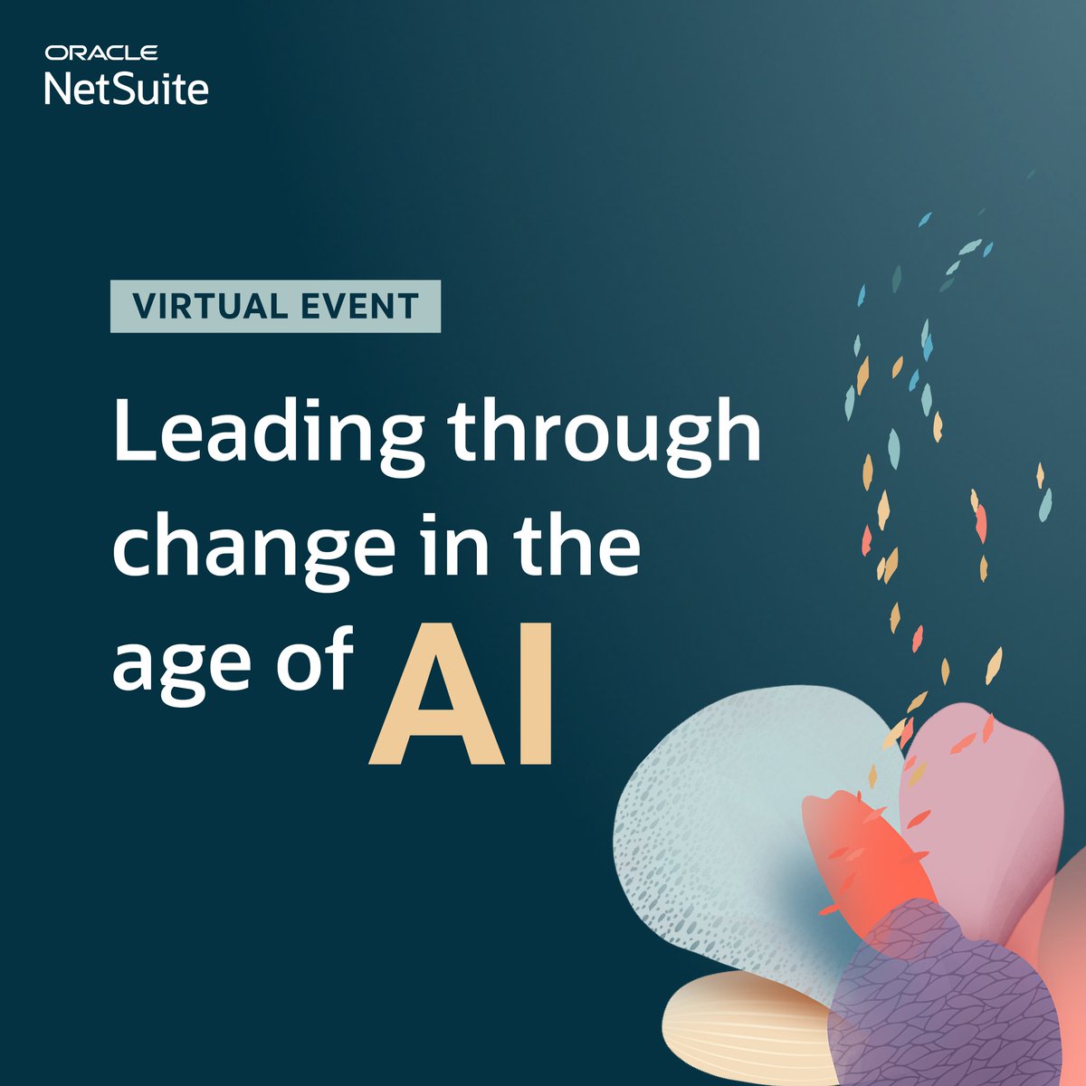 NetSuite's tweet image. #AI is transforming the way businesses operate — are you keeping up? Join us on November 25 to learn top tips on how to align culture, navigate challenges, and use AI to increase efficiency across your business. social.ora.cl/60197iSth