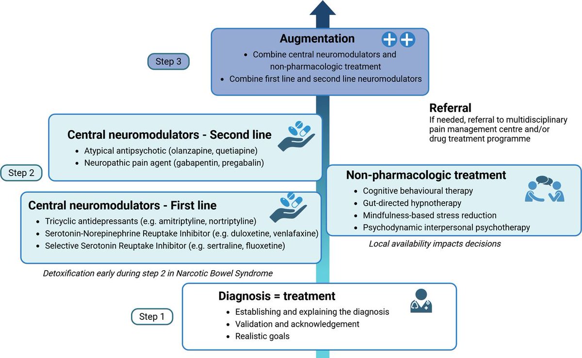 🥳 Another great review🎉  . Thanks to <a href="/joostalgera/">joostalgera</a> <a href="/tom_vangils/">Tom van Gils</a> <a href="/hanstornblom/">Hans Törnblom</a> and team for providing us with this practical approach to patients with centrally mediated disorders of gastrointestinal pain 👏 .

Patients experience severe symptoms and healthcare utilisation is