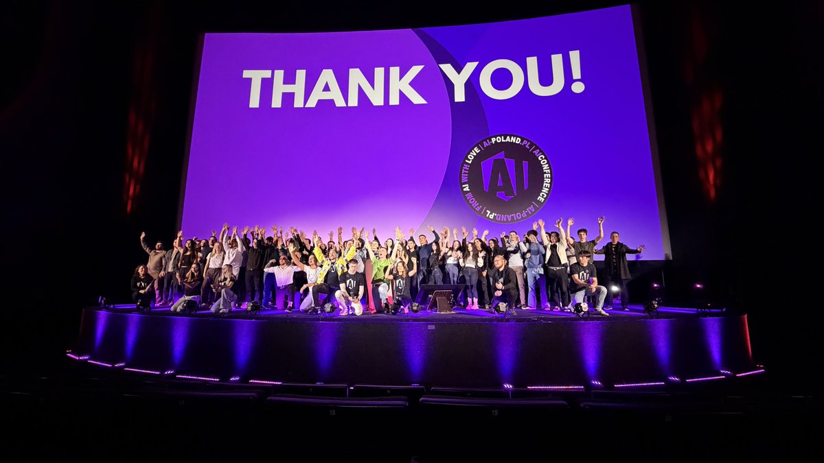 Thank you to everyone who made AI Poland Conference a truly remarkable event! From inspiring talks and hands-on sessions to networking and fresh ideas, together we're shaping the future of AI. See you next year! #aiPolandConf