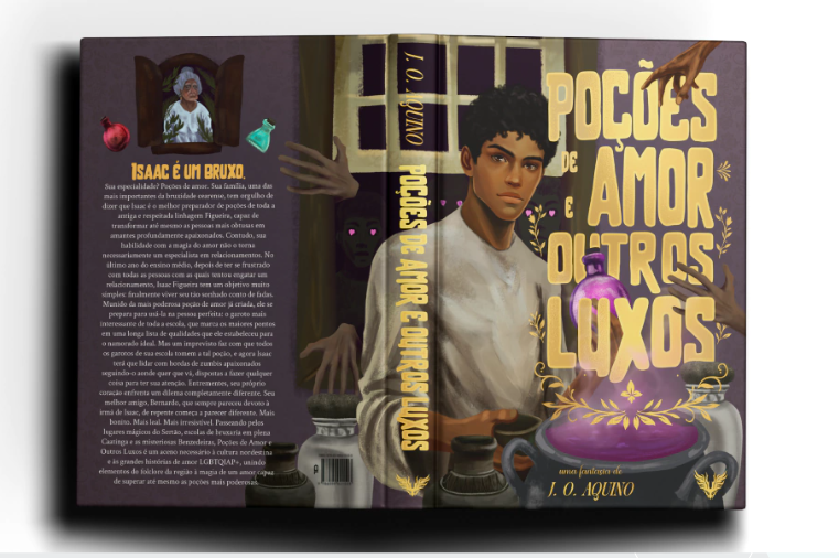 VAI TER LIVRO SOBRE BRUXOS NORDESTINOS, COM PROTAGONISMO NEGRO E LGBTQIAP+ EM CAPA DURA SIM!!!!!!!!!!!

A pré-venda de "Poções de Amor e Outros Luxos" já se iniciou, e está saindo pelo singelo preço de 79,90 (Livro em capa dura + váaaaarios brindes)