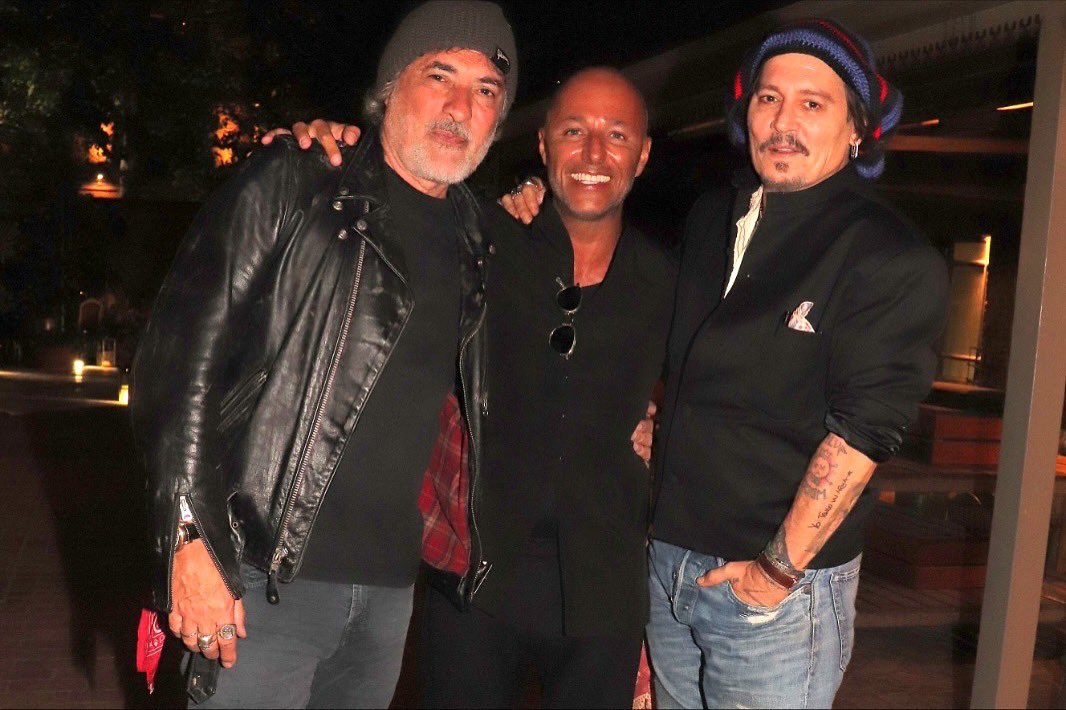 ReemDepp's tweet image. Johnny Depp at El Mercado restaurant, the Faena Hotel, in Puerto Madero, Argentina on November 13, 2025. (via didsocialevents).