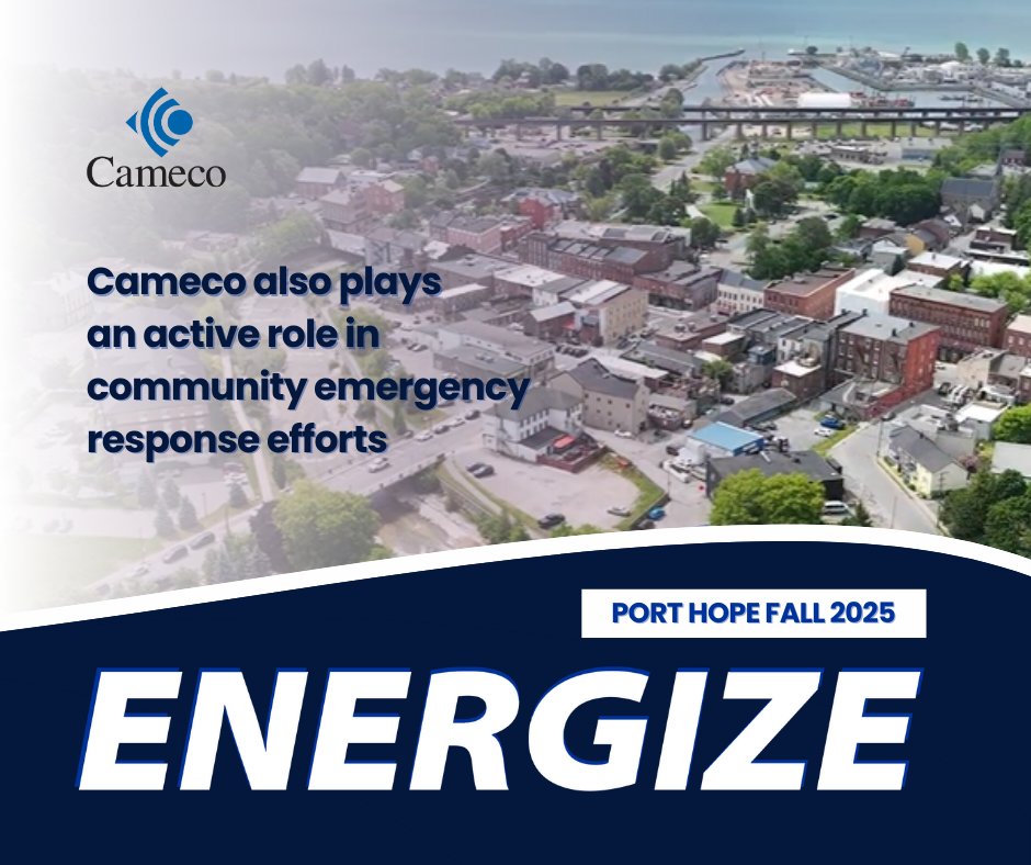 Cameco’s Emergency Response Team (ERT) works with local agencies to strengthen emergency preparedness. From annual drills to real-world support, we're committed to community safety. 
Learn more: ow.ly/InUo50XuRGO