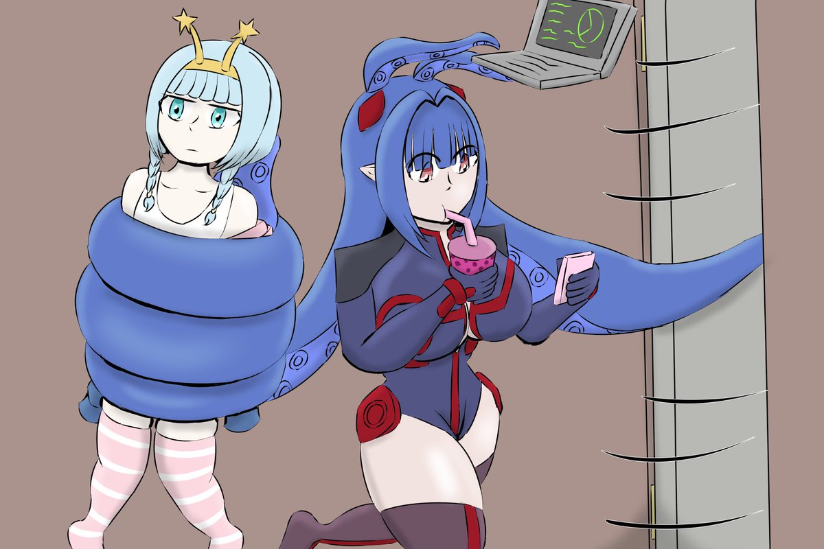 OptionalTriangl's tweet image. New hair #Dizzillust #jellydoodle