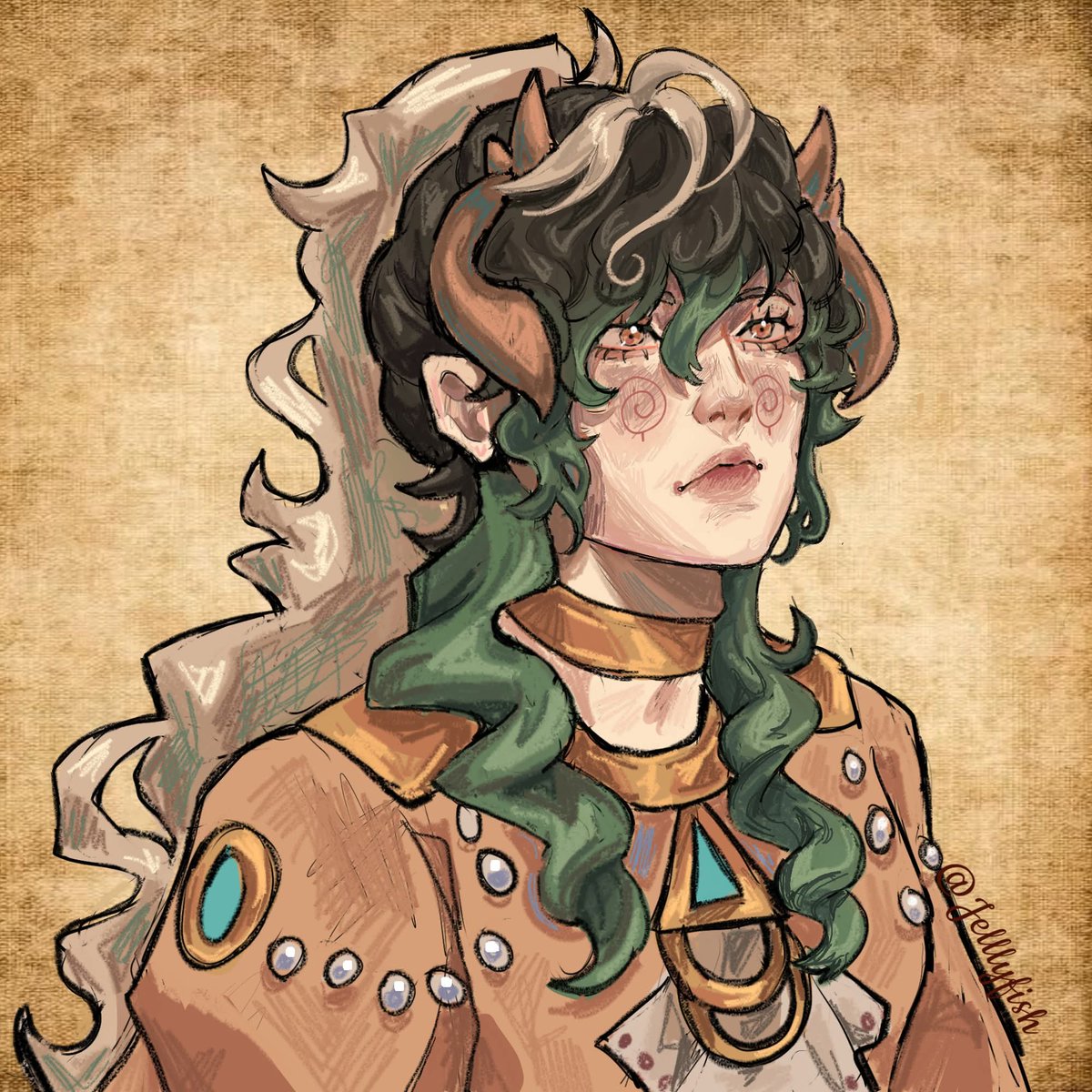 Jellyoverse's tweet image. #VGenCode
Hello! Nice to meet you, I&apos;m Jellyfish! I would like to try my luck and get a VGen code to earn money doing what I love! I would greatly appreciate the support to reach the goal. ꉂꉂ(ᵔᗜᵔ◍)
Goal: 100 likes and 20 retweets!
I present you my art!