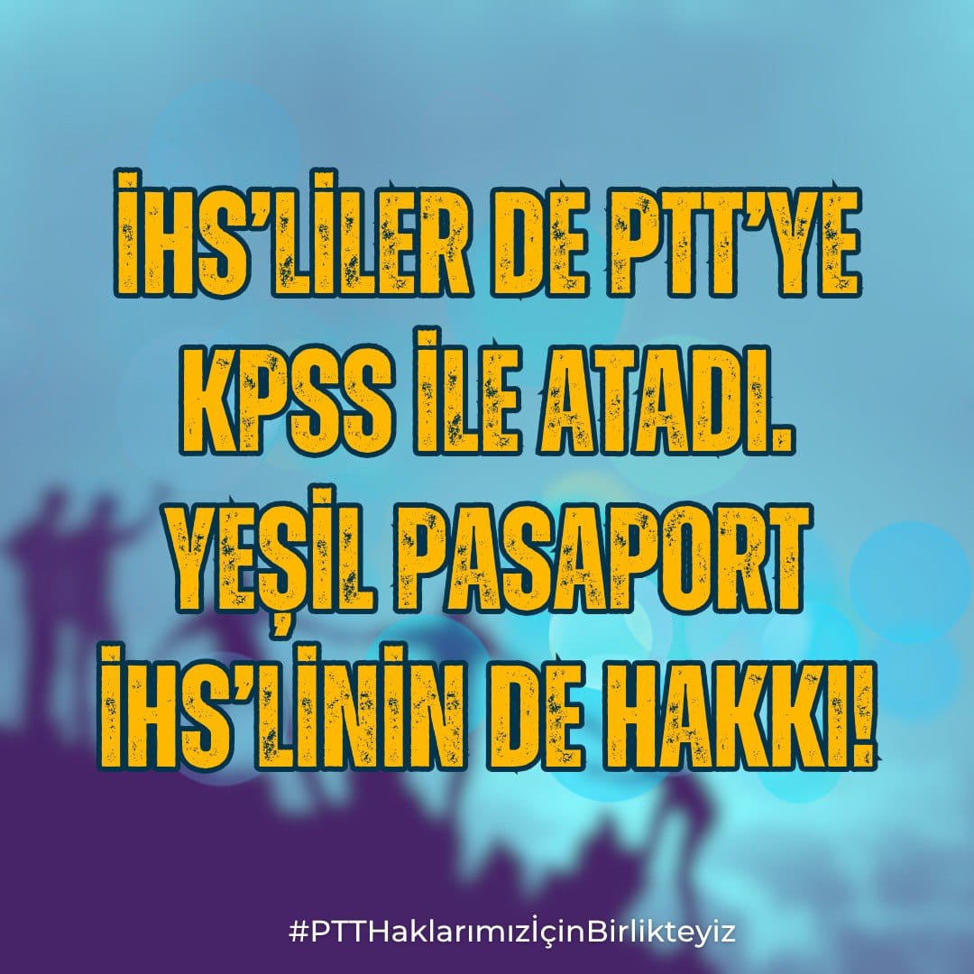 #PttHaklarımızİçinBirlikteyiz