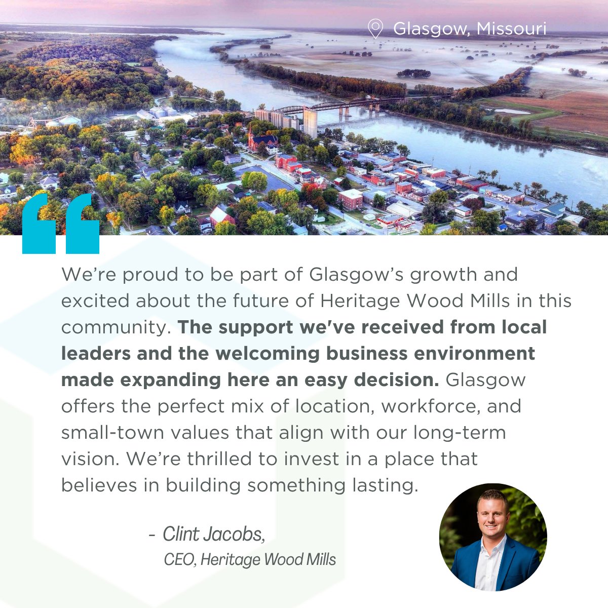 With over $2 million in new manufacturing investments in recent months, Glasgow, Missouri is showing the kind of momentum that turns heads. missouripartnership.com/glasgow-missou…