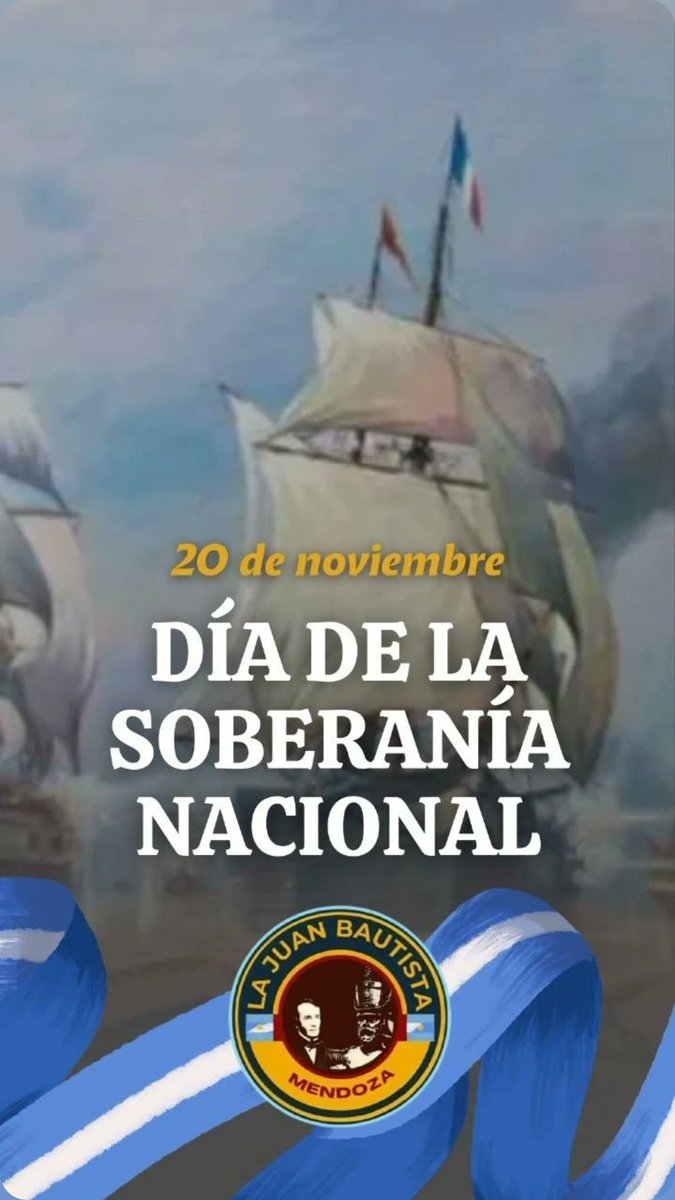 "Al enemigo siempre se lo ve grande, si se lo mira de rodillas" Libertador Don José Francisco de San Martín y Matorras.
Una Patria soberana se hace con Argentinos de Pie, como nu stros héroes de La Vuelta de Obligado.
Viva La Patria.
<a href="/JuanBautistaMza/">lajuanbautista</a>