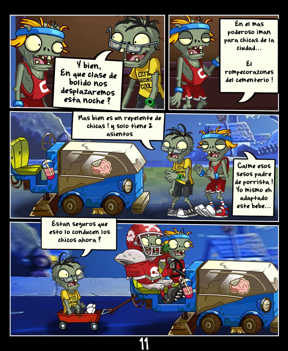 Adri_xdd_x's tweet image. La segunda parte (1/2) #pvzoc #pvz #newspaperzombie