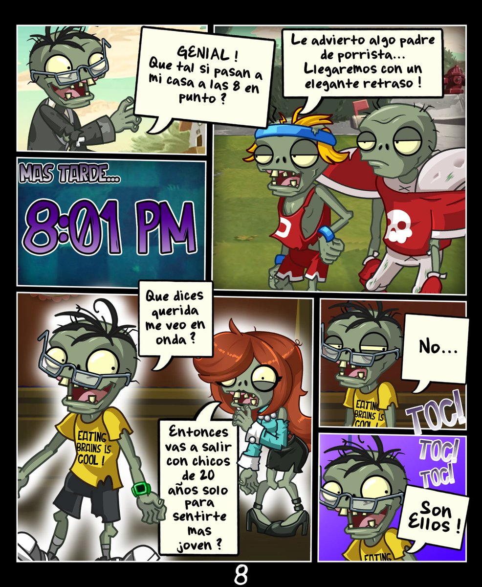 Adri_xdd_x's tweet image. La segunda parte (1/2) #pvzoc #pvz #newspaperzombie