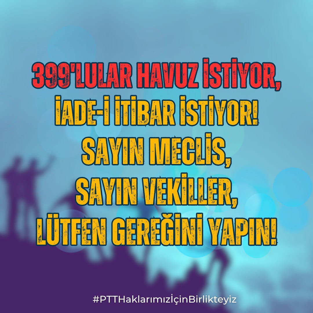#PttHaklarımızİçinBirlikteyiz