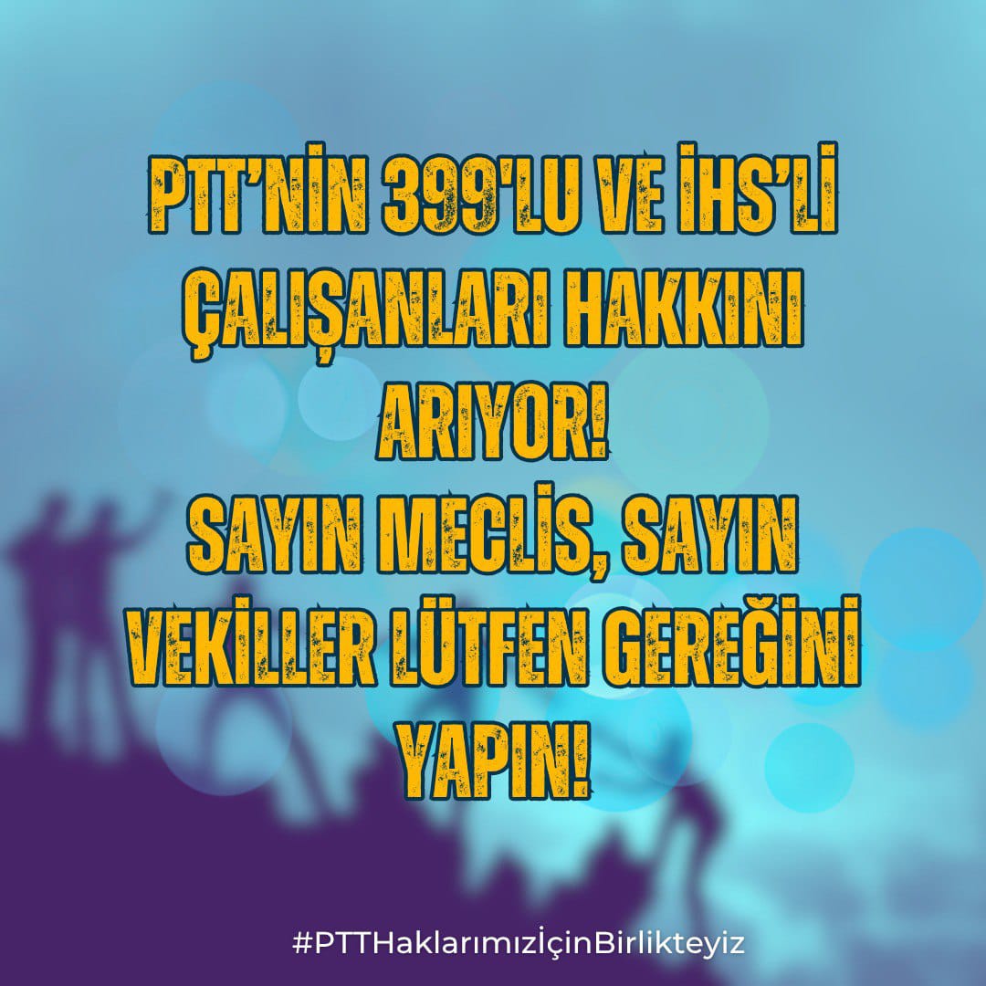 #PttHaklarımızİçinBirlikteyiz