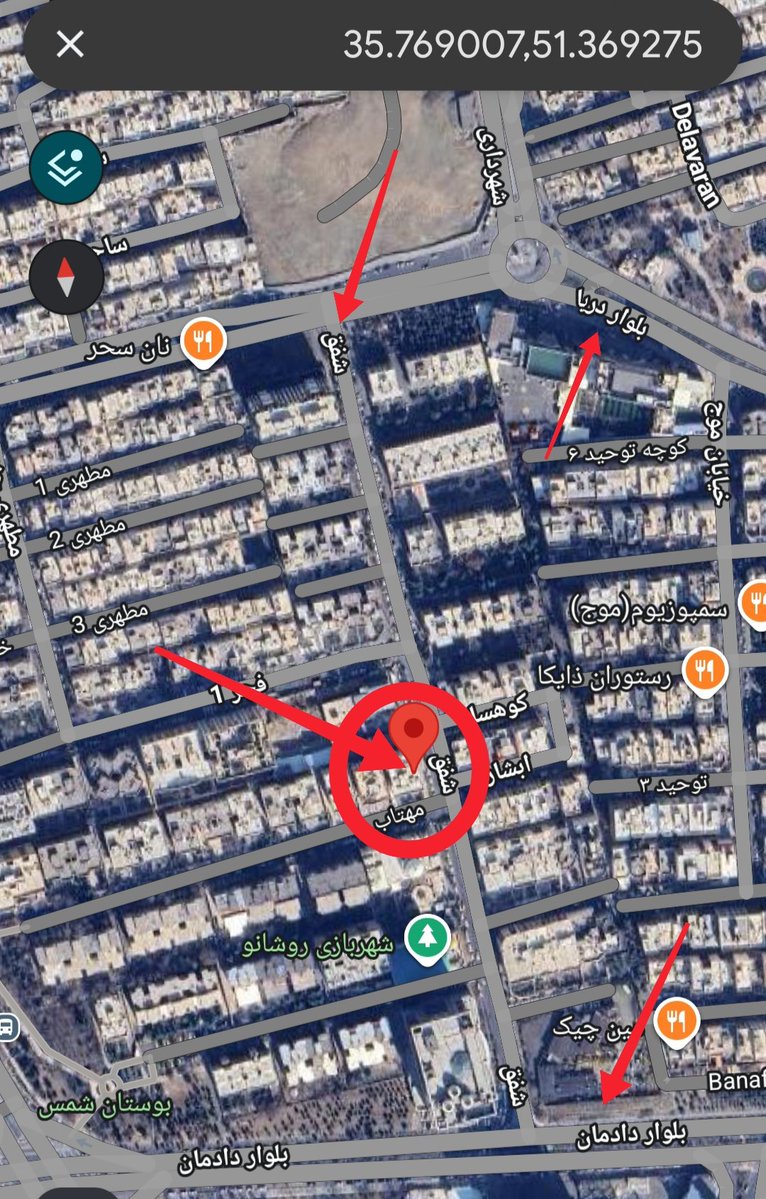 شماره ۲۲ 

شناسایی: ساختمان امنیتی

در محله سعادت آباد تهران
بلوار دریا، خیابان شفق، نبش کوچه مهتاب
این ساختمان مجهز به دوربین های مداربسته
زیادی در دور اطراف محله دارد
رفت آماد ها کنترل شده و چندین نگهبان امنیتی دارد

جوانان مبارز در این منطقه هوشیار باشند
#گارد_جاویدان_ایران