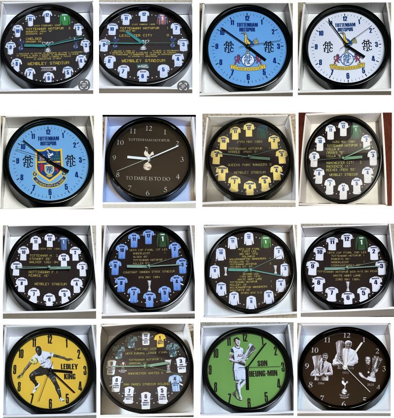 BLACK FRIDAY DEAL AT KEV TOWERS🤣

All of these clocks available for the amazing price of £15 each inc UK p&amp;p.
Or you can have 2 for £25 of your British pounds. Can do silent sweep at no extra cost (for kids rooms). Get in quick for speedy dispatch before Xmas. 
DM for details.