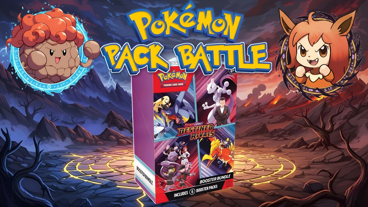 TheoDudeTCG's tweet image. TheoDude vs. Sidneevee! ⚔️

It's Destined Rivals Ep. 20, and they're tearing through a whole Booster Bundle for the biggest pack battle yet! 🤯

Power up your TheoDude Thursday with a new video!

➡️ WATCH NOW: youtu.be/sROObUkZnBw

#TheoDudeThursday #DestinedRivals #PackBattle
