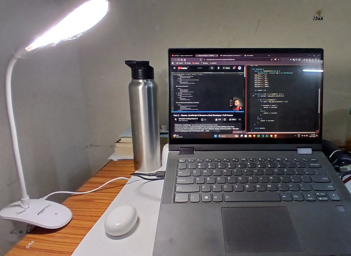 ANKIT052003's tweet image. JS Journey: Day 5/100 ✅
Today I learnt all about 
• Timers &amp;amp; Intervals 
• localStorage &amp;amp; sessionStorage
• with some bonus practice questions 
​with a dsa medium level question related to string
​#JavaScript #DevCommunity #sheryianscodingschool #WebDevelopment