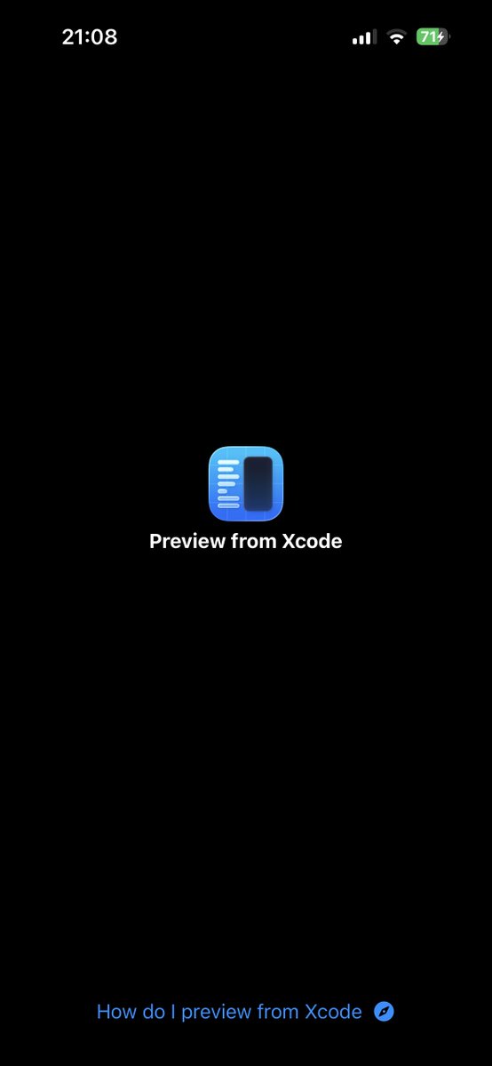 ilkerulusoy's tweet image. Xcode&apos;ye gerçek cihazda preview özelliği gelmiş. #xcode #iOS (Xcode 16&apos;dan beri varmış ben yeni gördüm)