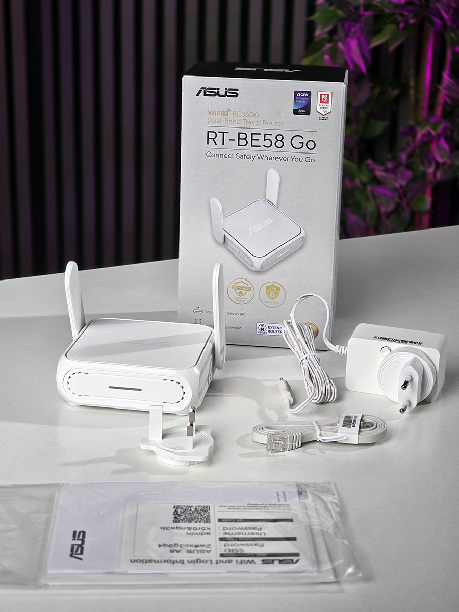 neSSaSSPCmods's tweet image. Asus RT-BE58 Go – WiFi7 ruter za poneti!
Video: youtu.be/F9KscsoVlAU
Text/foto: ss-mods.com/asus-rt-be58-g…

@ASUS