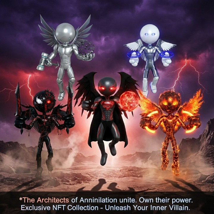 Chaos has a new face. Meet the Architects. ☠️

Exclusive Villain NFT Collection. Unleash your inner villain.

Collect now on OpenSea 🔗 #NFTDrop #CryptoArt #OpenSeaNFT