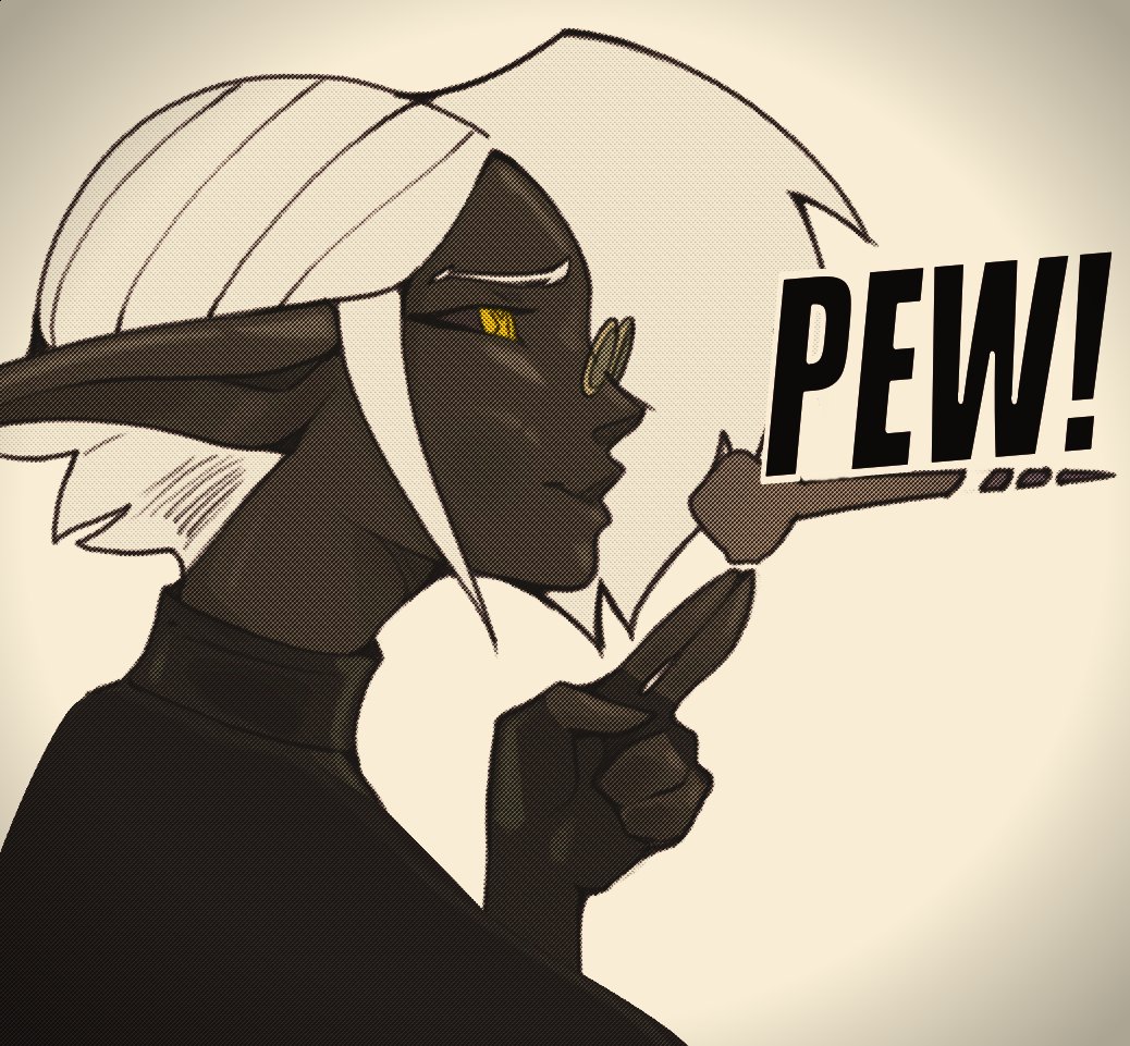 RaydrawsX's tweet image. Kaele retro doodle vibes~